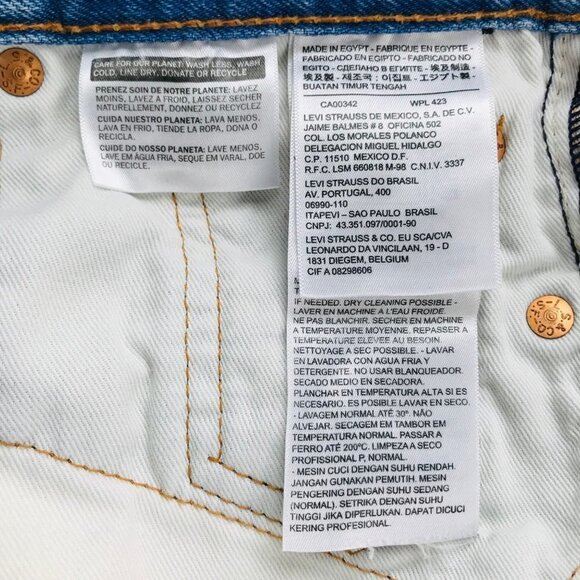 Levi's Mens 511 Skinny Jeans Lightwash Size 30x29 (Tag 30x30) - Picture 6 of 13